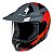 Capacete 3 Sport Hills Tipo Cross ~ Bieffe CINZA/VERMELHO  60 - Imagem 3