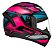 Capacete Spike Ii Mx2 Preto Com Pink Fosco ~ Peels - Imagem 2