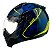Capacete Mirage Edge Azul Dark e Amarelo Com Óculos ~ Peels - Imagem 1