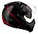 Capacete Mirage Edge Preto e Vermelho Com Óculos ~ Peels - Imagem 2