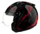 Capacete Mirage Edge Preto e Vermelho Com Óculos ~ Peels - Imagem 3