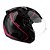 Capacete Mirage Edge Preto E Pink Com Óculos ~ Peels - Imagem 3