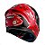 Capacete Spike Ii Stk Vermelho Preto ~ Peels  58 - Imagem 4