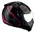 Capacete Mirage Edge Preto E Pink Com Óculos ~ Peels  58 - Imagem 1