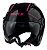 Capacete Mirage Edge Preto E Pink Com Óculos ~ Peels  58 - Imagem 2