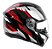 Capacete Fechado 2 BSN Preto Vermelho ~ Peels Spike  60 - Imagem 2