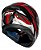 Capacete Fechado 2 BSN Preto Vermelho ~ Peels Spike  60 - Imagem 5