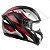 Capacete Spike 2 BSN Preto Vermelho Fosco ~ Peels  58 - Imagem 1