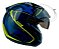 Capacete Mirage Edge Azul Dark e Amarelo Com Óculos ~ Peels - Imagem 5