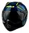 Capacete Mirage Edge Azul Dark e Amarelo Com Óculos ~ Peels - Imagem 3