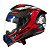 Capacete BCarbon Connect Preto Vermelho Brilhante ~Bieffe  58 - Imagem 2