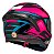 Capacete Moto Spike Ii Mx2 Preto Pink Brilhante ~ Peels - Imagem 3