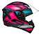 Capacete Moto Spike Ii Mx2 Preto Pink Brilhante ~ Peels - Imagem 1