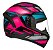 Capacete Moto Spike Ii Mx2 Preto Pink Brilhante ~ Peels - Imagem 2