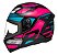 Capacete Moto Spike Ii Mx2 Preto Pink Brilhante ~ Peels - Imagem 4