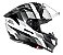 Capacete Premium Breaper Brave Branco Prata ~ Bieffe  62 - Imagem 1