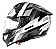 Capacete Premium Breaper Brave Branco Prata ~ Bieffe  58 - Imagem 1