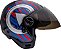 Capacete Aberto Freeway M Play Preto Azul Brilhante ~ Peels  56 - Imagem 5