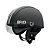 Capacete Coquinho Scooter Bike Moto Elétrica Br101 Vision Cristal Preto  P - Imagem 2