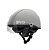 Capacete Coquinho Scooter Bike Moto Elétrica Br101 Vision Cristal Cinza  G - Imagem 2