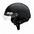 Capacete Coquinho Scooter Bike Moto Elétrica Br101 Vision Cristal Preto  G - Imagem 1