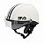 Capacete Coquinho Scooter Bike Moto Elétrica Br101 Vision Cristal Branco  P - Imagem 3