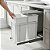 Lixeira Deslizante Dupla Cromo 15l 375 X 510 X 460 Schmitt - Imagem 5