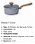 Conjunto de 6 Panelas Cerâmica Pratic Cook Indução Kit Antiaderente Soft Touch Mimo Style Grafite - Imagem 5