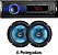 Kit Auto Rádio com 2 Alto Falantes 6 50W Smart Kit Line Roadstar RS2660BR - Imagem 1
