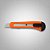 Estilete 18mm Laranja Famastil Lâmina Fixa Com Trava - Imagem 2