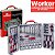 Kit Maleta de Ferramentas Worker 110 Peças Aço Cromo Vanádio Combinada - Imagem 2
