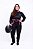 Conjunto Impermeável Para Motociclista Feminino Em Nylon Preto Rosa  M - Imagem 1