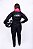 Conjunto Impermeável Para Motociclista Feminino Em Nylon Preto Rosa  G - Imagem 4