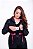 Conjunto Impermeável Para Motociclista Feminino Em Nylon Preto Rosa  P - Imagem 5