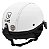 Capacete Coquinho Kraft Com Viseira Bike Moto Elétrica  P Branco - Imagem 2