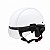 Capacete Coquinho Kraft Com Viseira Bike Moto Elétrica  G Branco - Imagem 1