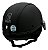 Capacete Coquinho Kraft Bike Elétrica Scooter Skate Viseira Preto Preto  P - Imagem 2