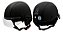 Capacete Coquinho Kraft Bike Elétrica Scooter Skate Viseira Preto Preto  P - Imagem 3