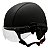 Capacete Coquinho Kraft Bike Elétrica Scooter Skate Viseira Preto Preto  PP - Imagem 1