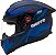 Capacete de Moto Bieffe B12 Avant Azul com Pink  62 - Imagem 3