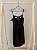 Vestido de festa midi preto, marca BobbyLulu, tamanho 16 - Imagem 1