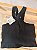 Cropped Preto Canelado (com Etiqueta) -Zara - Tam: 11/12 - Imagem 1