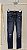 Calça jeans skinny estilizada, Marca Levi's, Tamanho 7 - Imagem 1