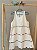 Vestido Branco Listra Colorida - Le Lis Petit - Tam: 12 - Imagem 1