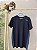 TAM 12 - Track & Field - Blusa azul com lateral em tecido ventilado de cor azul claro - Imagem 1