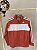 TAM 5 - Adidas- casaco vermelho com listras brancas - Imagem 1