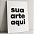 Quadro A4 MDF - Imagem 1