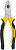 Alicate Universal Thompson 8 Niquelado Preto/Amarelo - Imagem 2