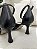 Scarpin Couro Preto Com Detalhe Dourado - Imagem 3