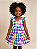 Vestido Xadrez Infantil Feminino - Imagem 1